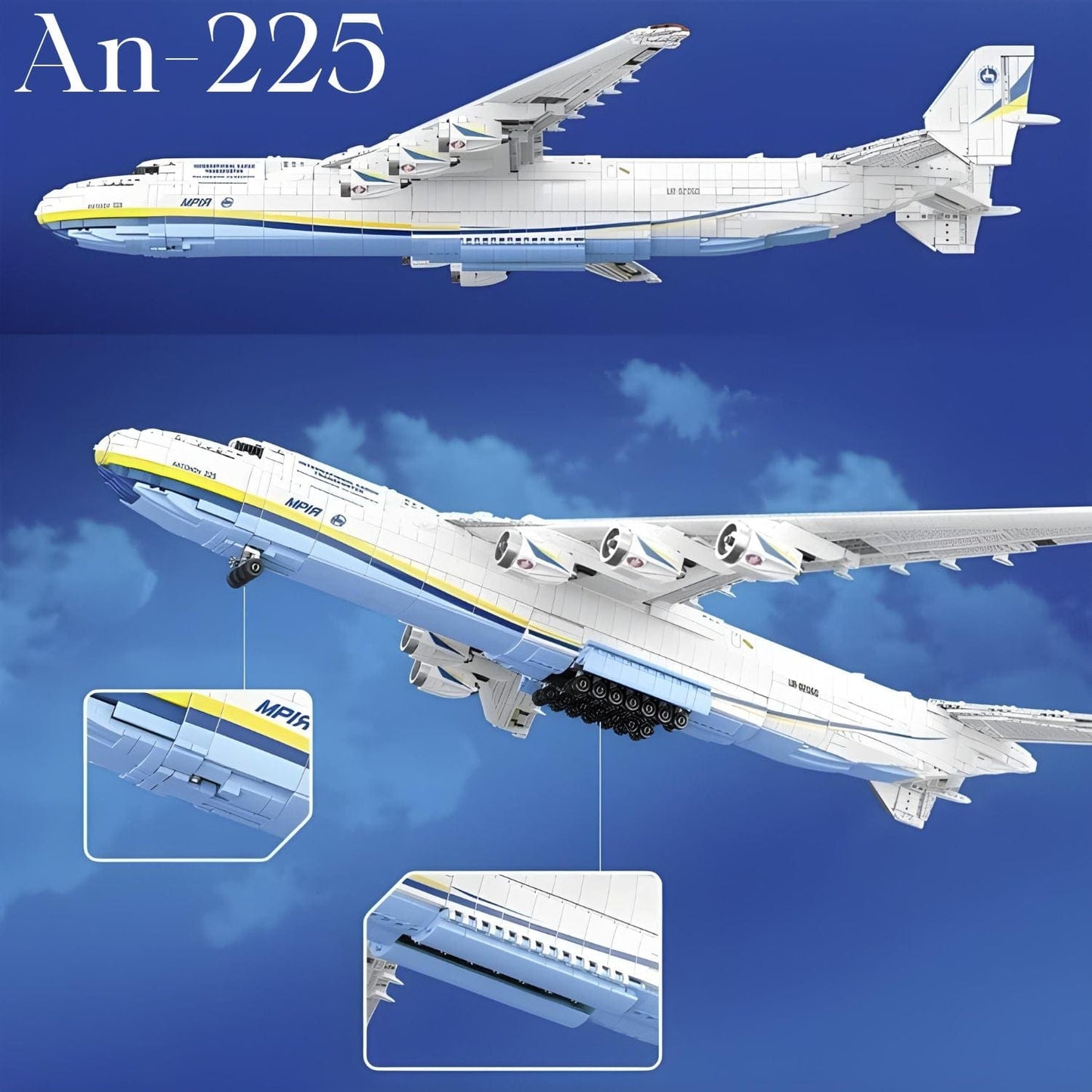 Antonov an-225 maquette Pièces d'Exceptions Avion | An-225