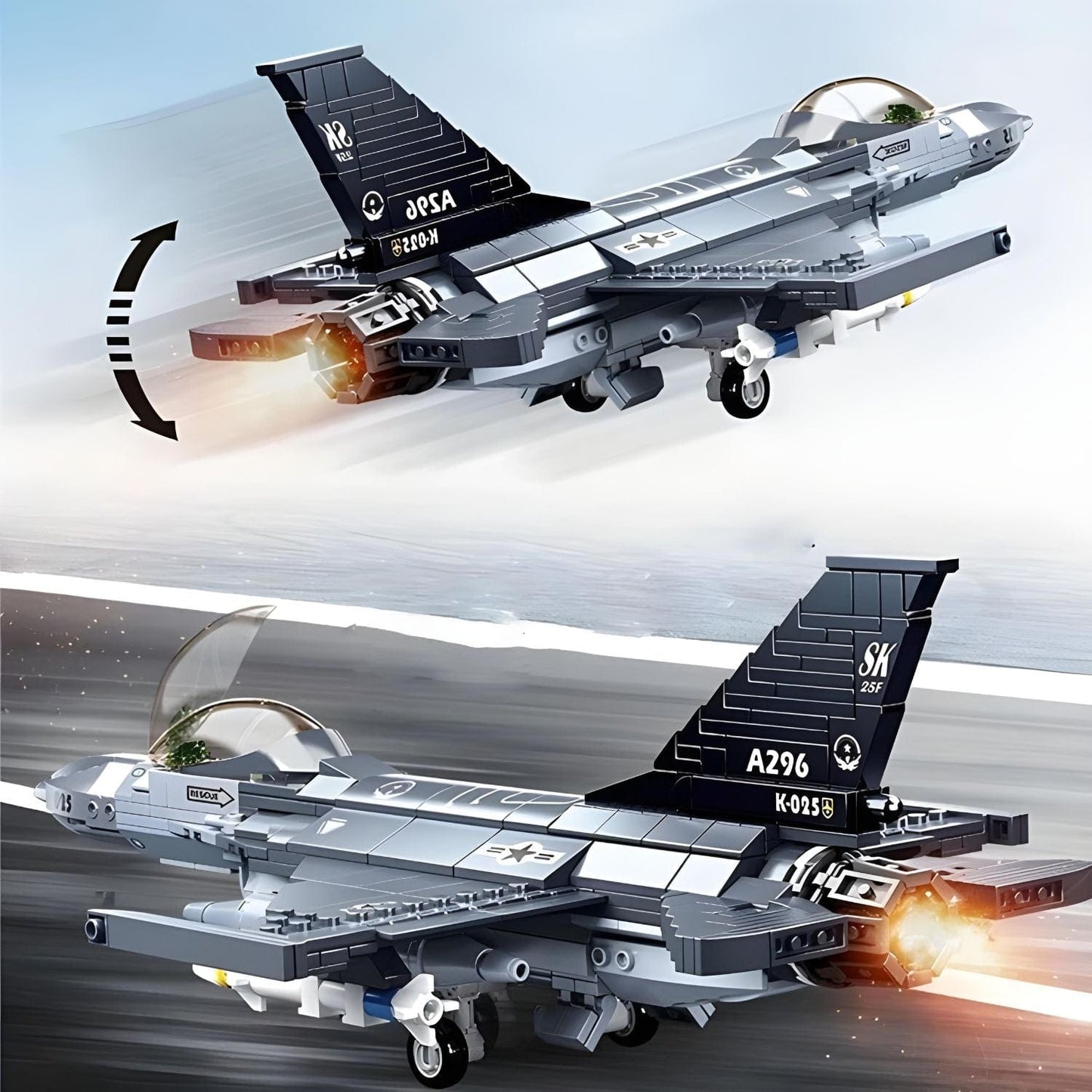 Avion de chasse en 3d Pièces d'Exceptions Avion | F16