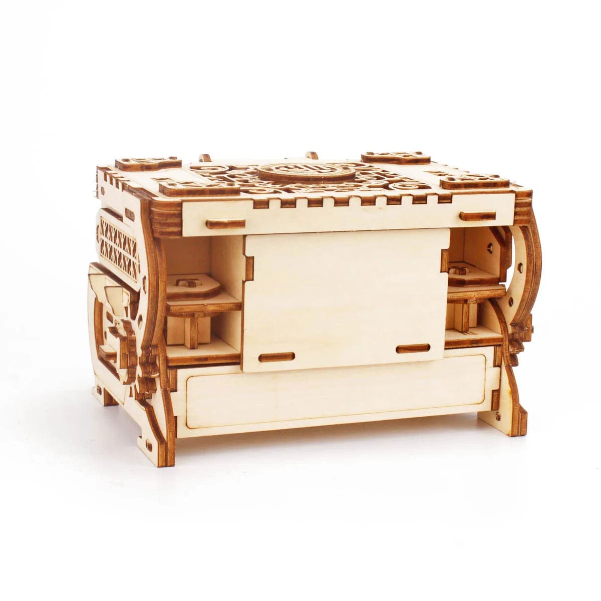 Boite de rangement Puzzle | Coffre Epuré Puzzle 3d Coffre aux Trésor | Coffre Epuré