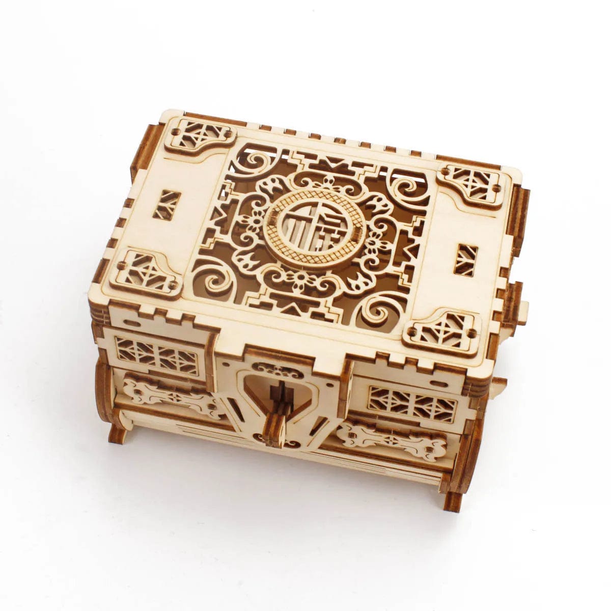 Boite de rangement Puzzle | Coffre Epuré Puzzle 3d Coffre aux Trésor | Coffre Epuré