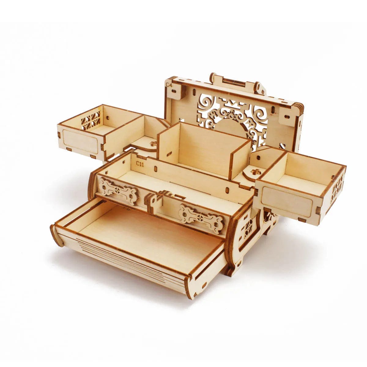 Boite de rangement Puzzle | Coffre Epuré Puzzle 3d Coffre aux Trésor | Coffre Epuré