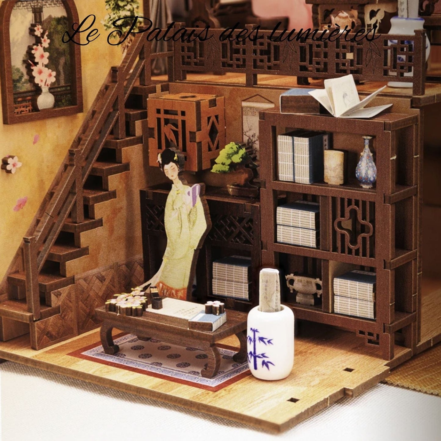 Diorama Japonais Pièces d'Exceptions Book Nook | Le palais des Lumières