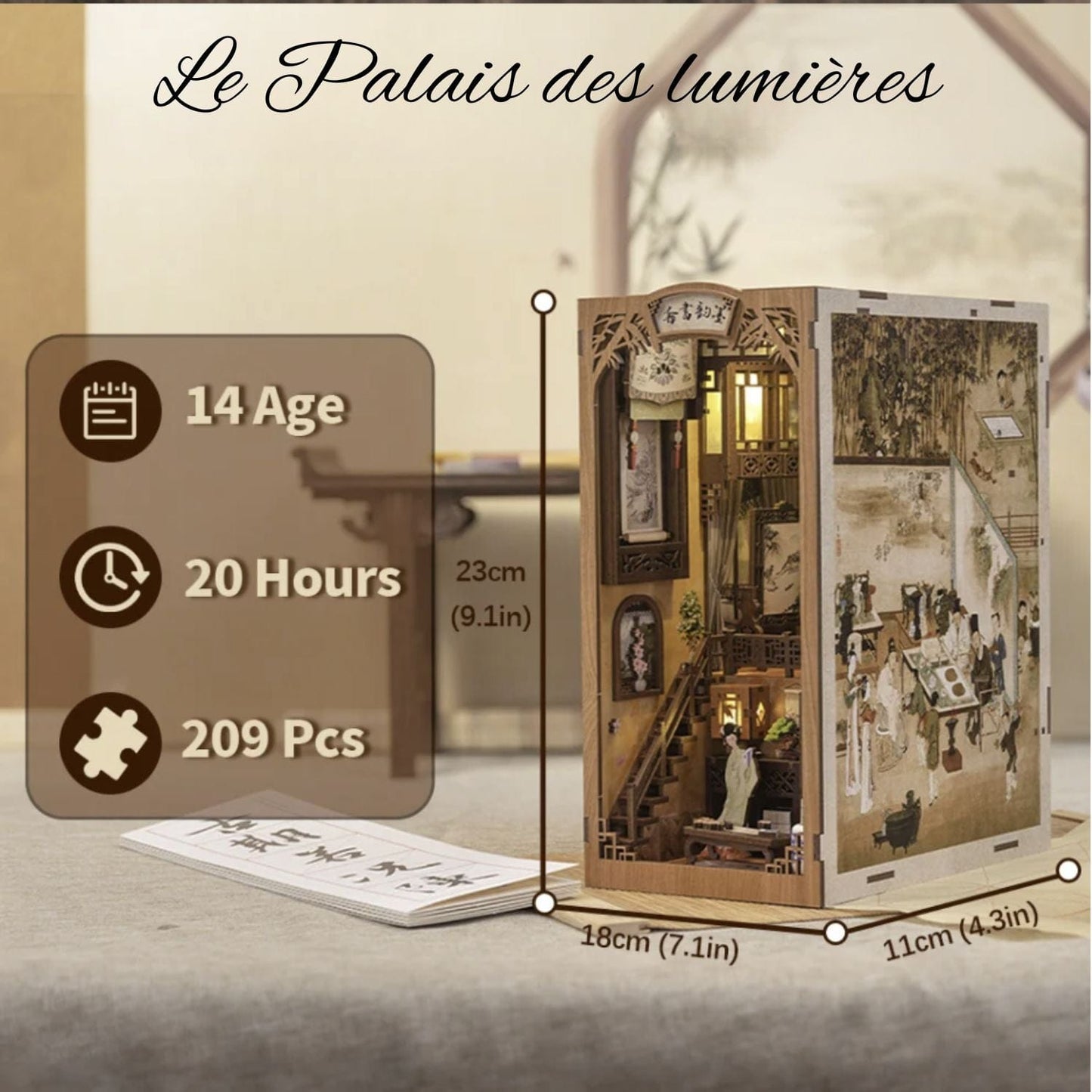 Diorama Japonais Pièces d'Exceptions Book Nook | Le palais des Lumières