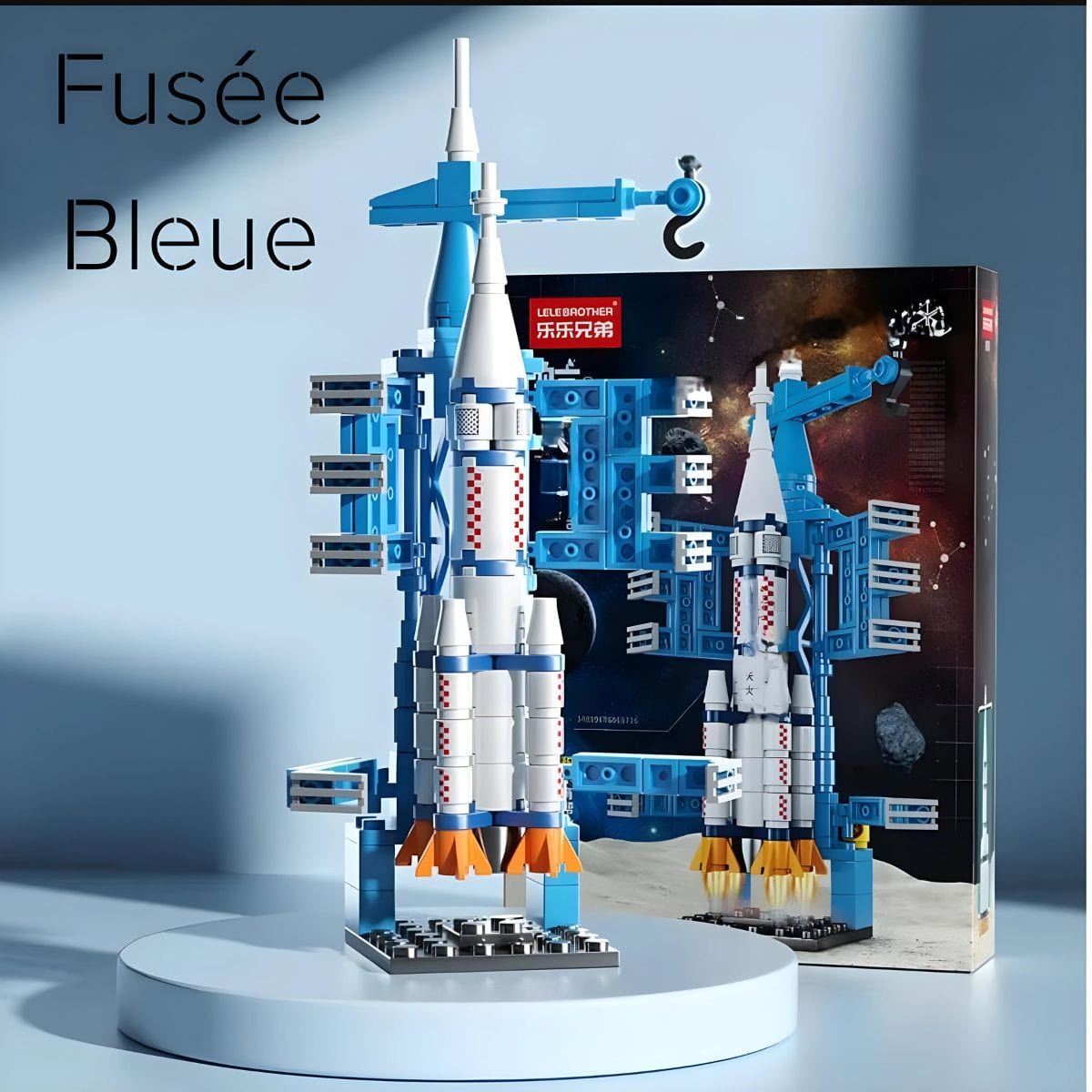 Fusee puzzle 3d Pièces d'Exceptions Avion | Fusée Bleue