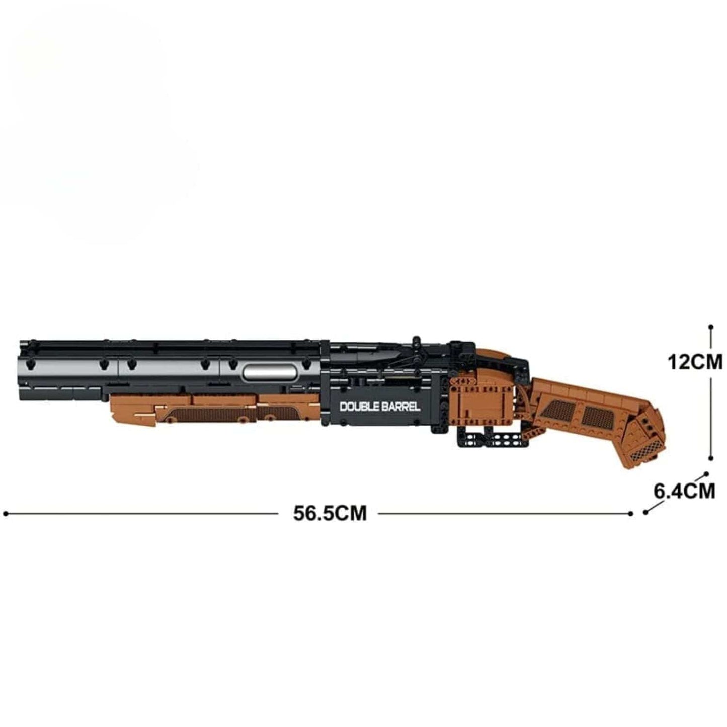 Maquette Fusil à pompe Pièces d'Exceptions Arme | Fusil à pompe à double canons