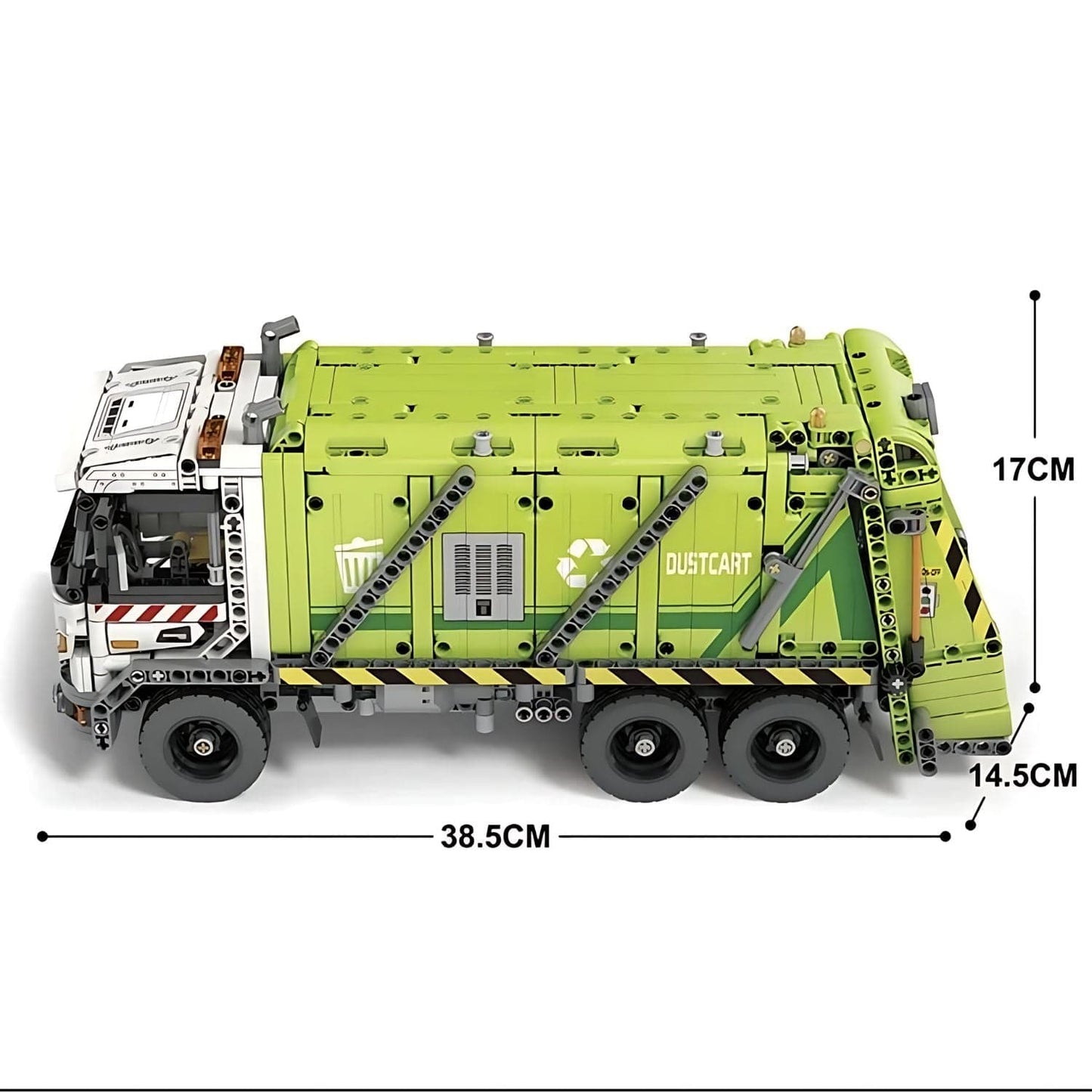 Pièces d'Exceptions 1468PCS Remote Control Compressed Garbage Truck Building Blocks City Sanitation Technical RC Car Model Bricks Kids Toys Gifts