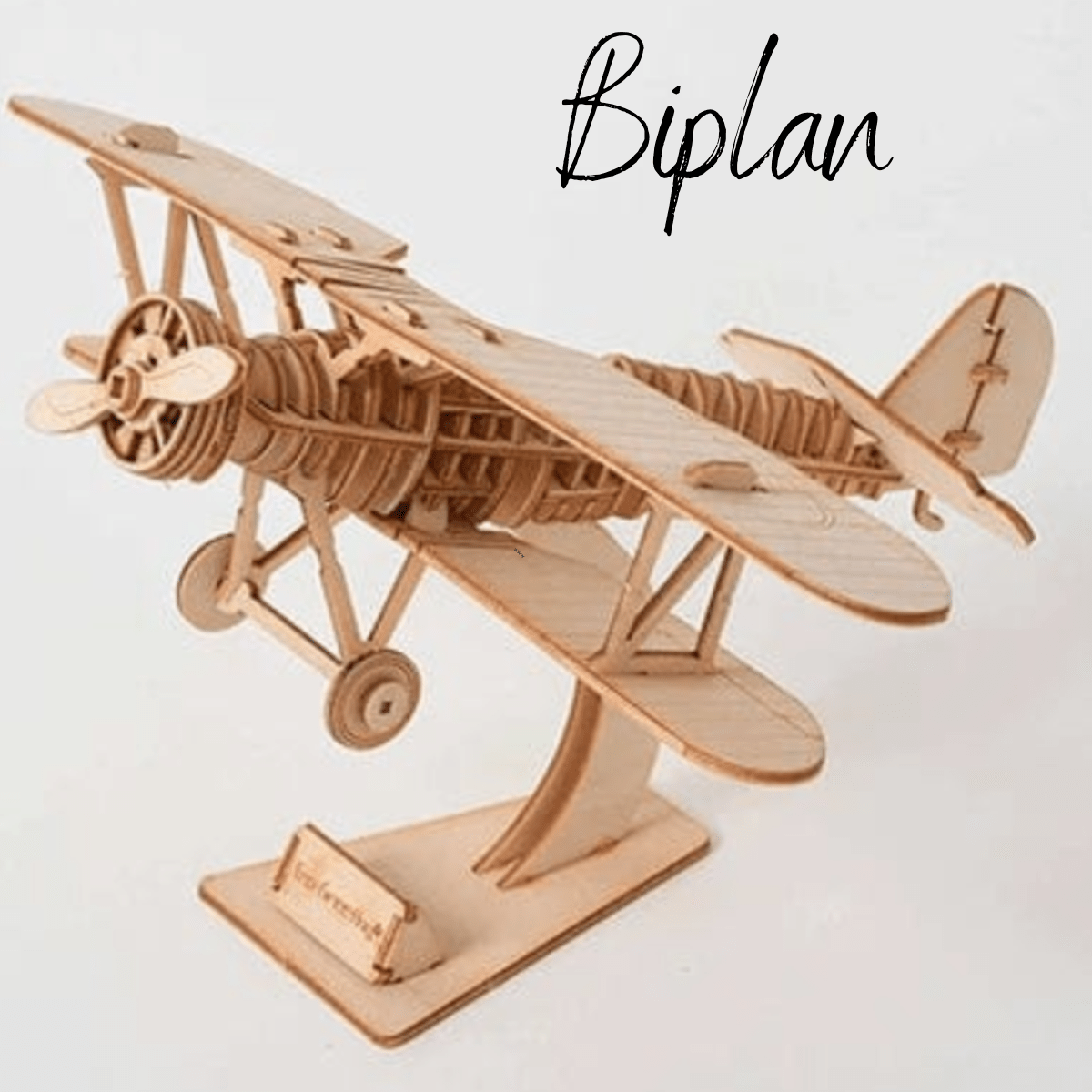 Puzzle 3D Avion Biplan Puzzle 3d Avion | Biplan Simple