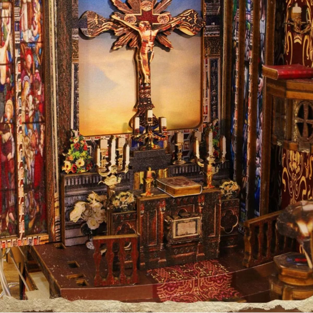 Puzzle 3D Église Puzzle 3d Book Nook | Église