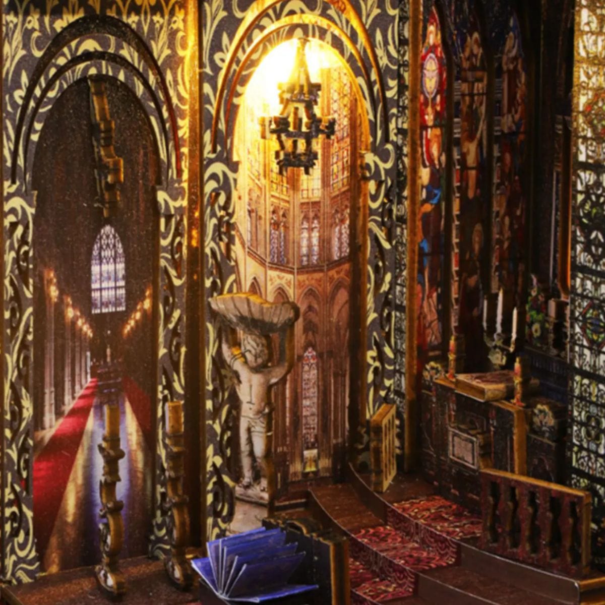 Puzzle 3D Église Puzzle 3d Book Nook | Église