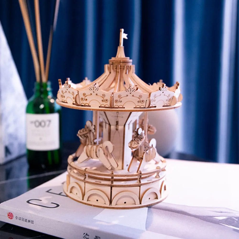 Puzzle 3D Manège | Le Carrousel Pièces d'Exceptions Monde Miniature | Le Carrousel