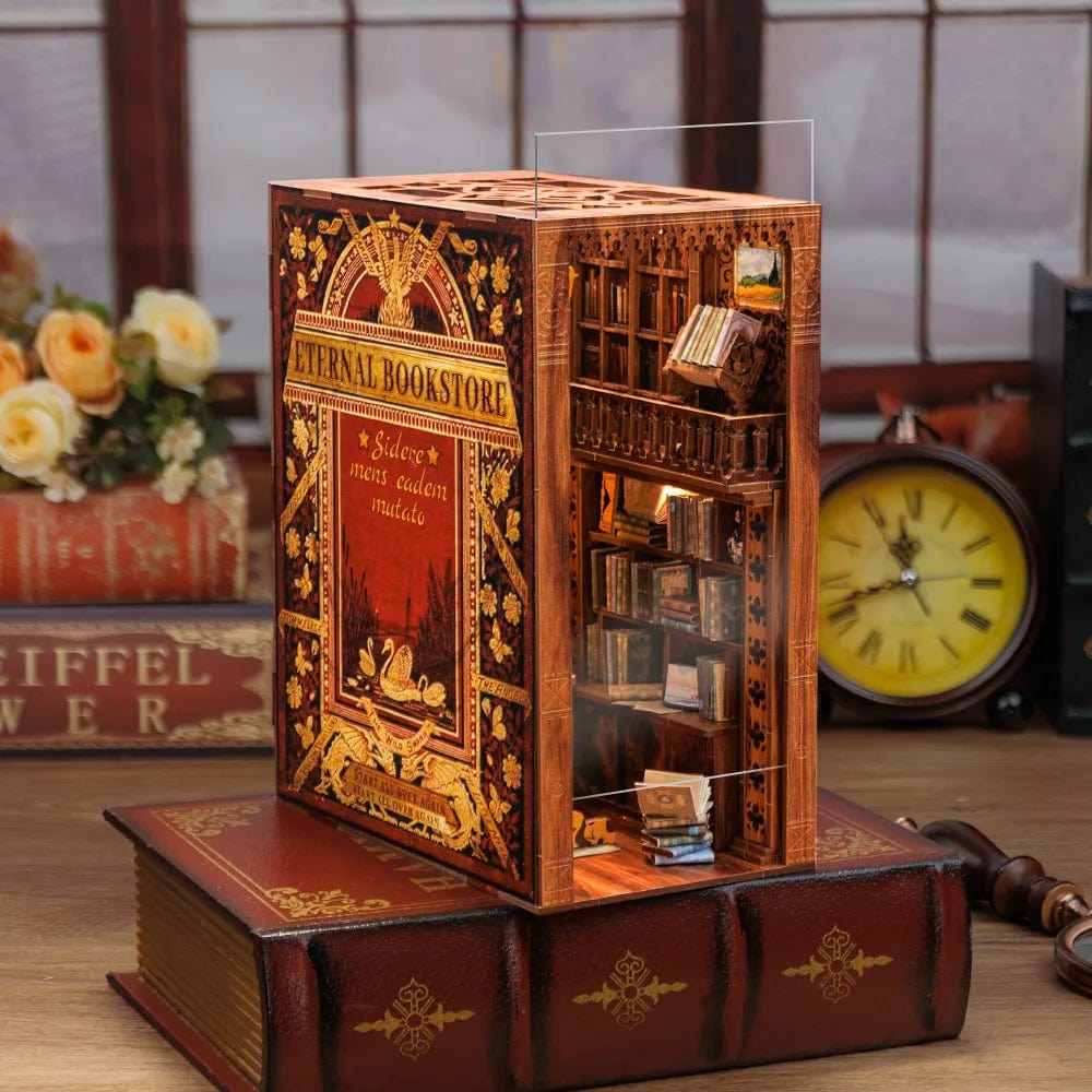 Puzzle Bibliotheque | Bibliothèque Eternelle Puzzle 3d Book Nook | Bibliothèque Eternelle