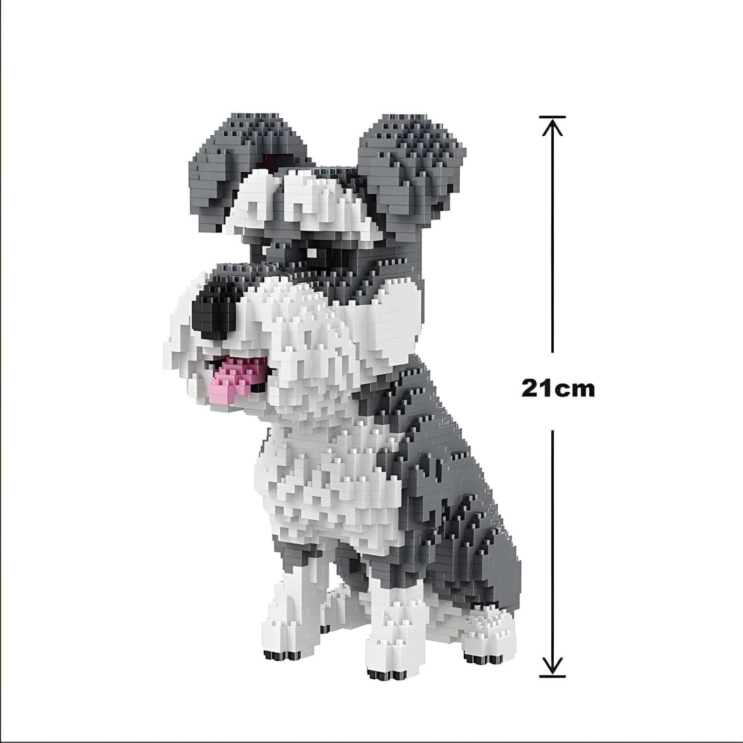 Puzzle chien 3D Pièces d'Exceptions Animaux | Le Schnauzer