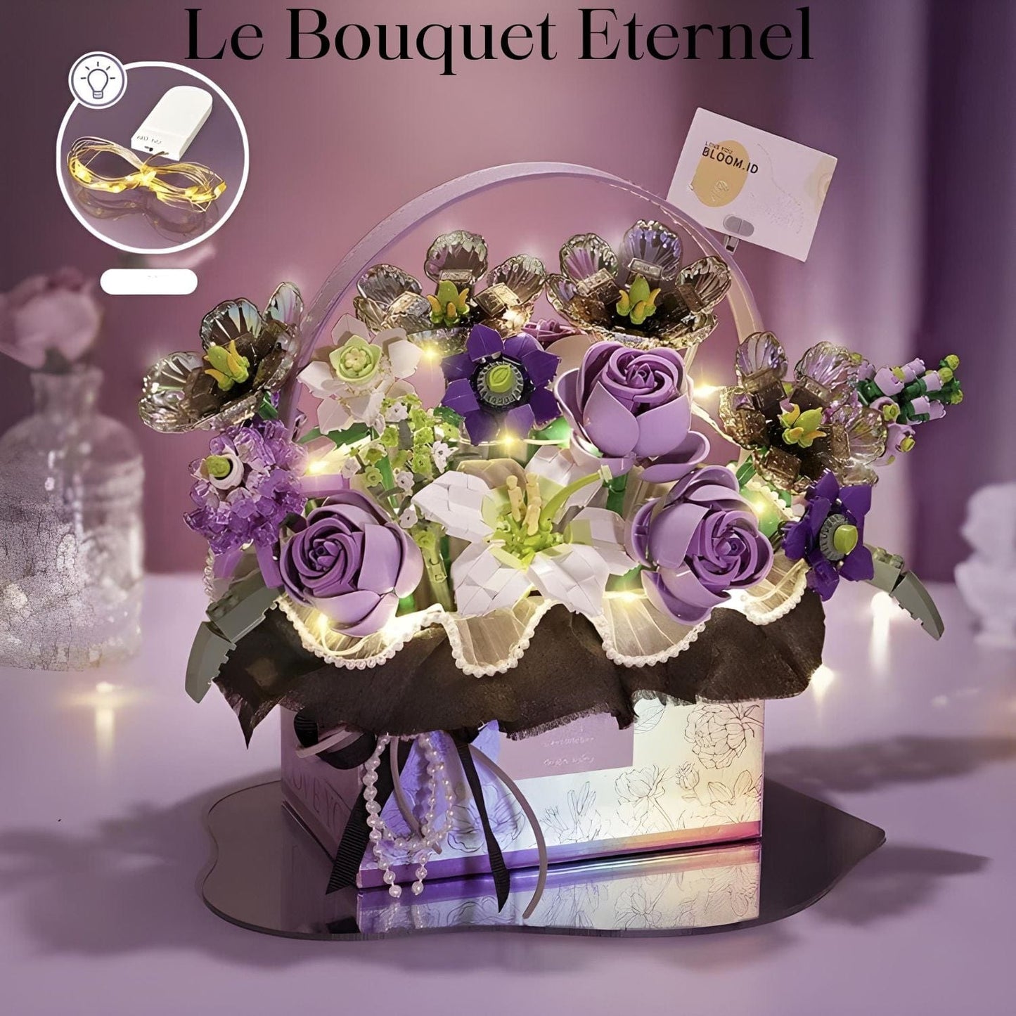 Puzzle fête des mères Pièces d'Exceptions Nature | Le Bouquet Eternel