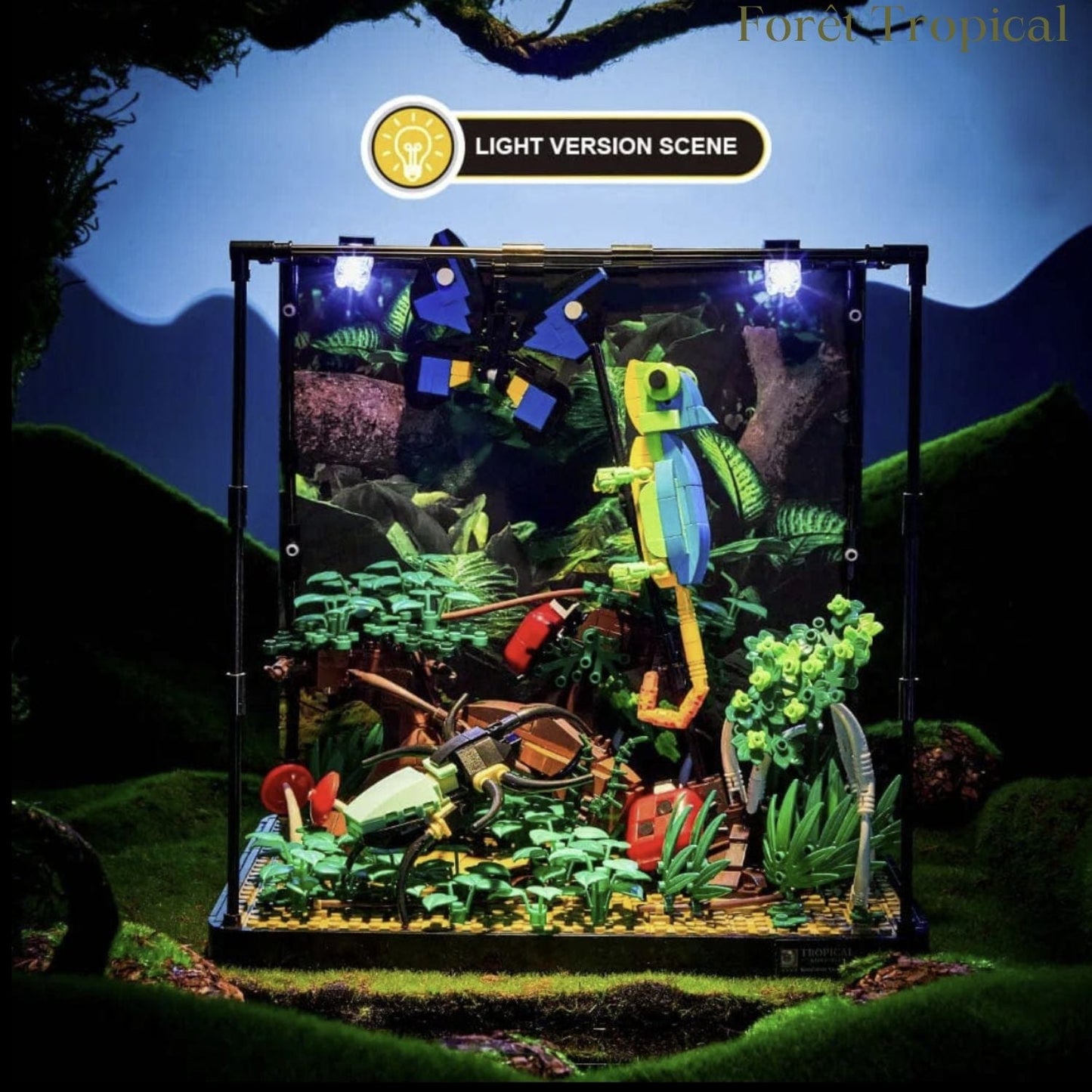 Puzzles 3D animaux de la forêt Pièces d'Exceptions Animaux | La Forêt Tropicale
