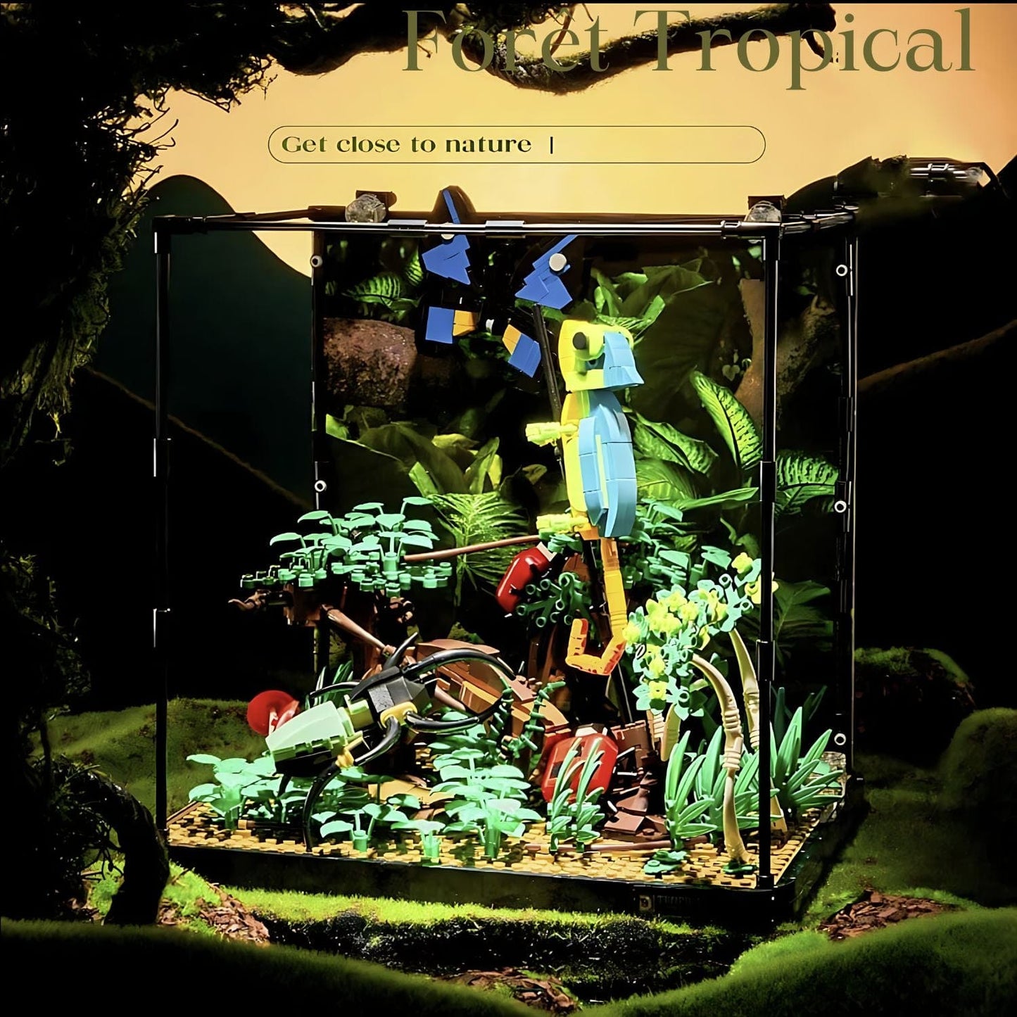Puzzles 3D animaux de la forêt Pièces d'Exceptions Animaux | La Forêt Tropicale