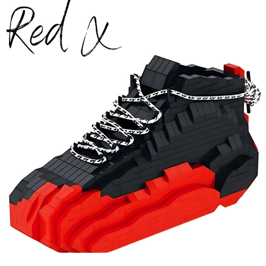 3d puzzle sneaker | Red X Pièces d'Exceptions Chaussure | Red X