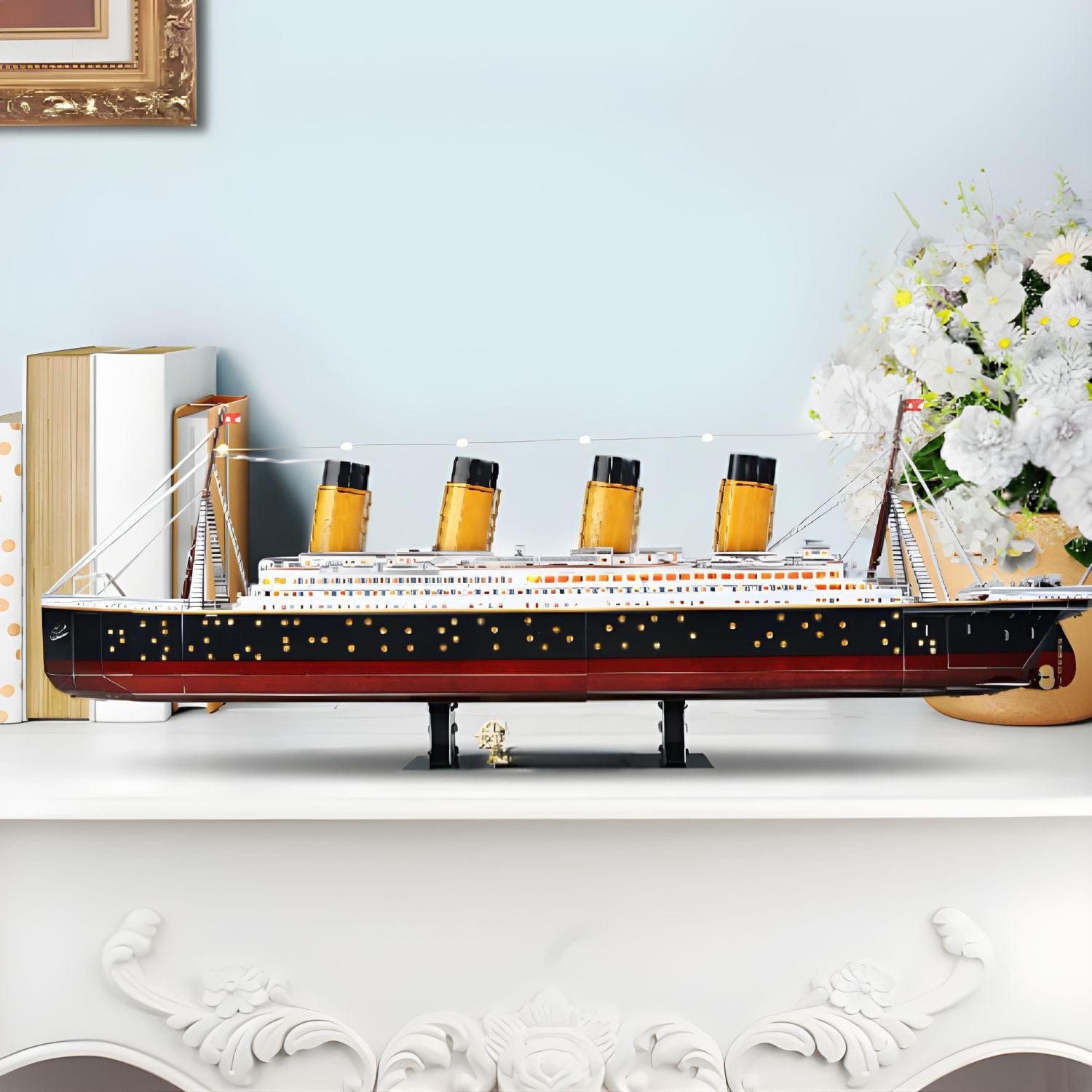 3D puzzle titanic Puzzle 3d Bateau | Titanic Lumineux