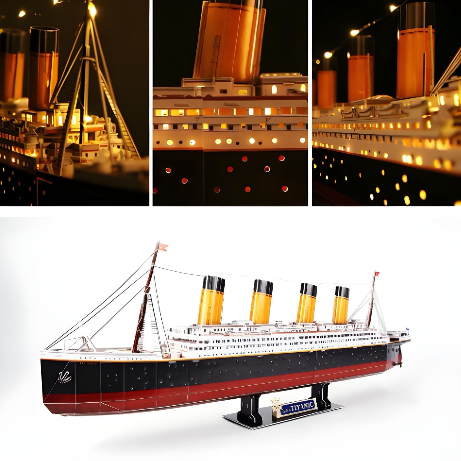 3D puzzle titanic Puzzle 3d Bateau | Titanic Lumineux