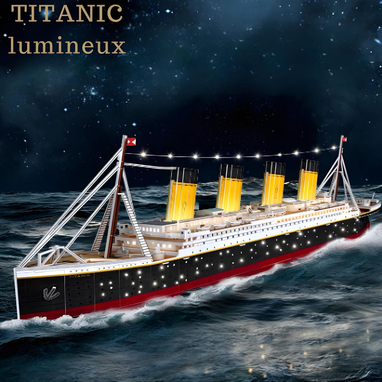 3D puzzle titanic Puzzle 3d Bateau | Titanic Lumineux