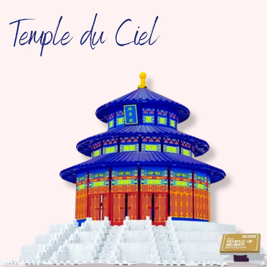 Ancient temple puzzle | Le Temple du Ciel Puzzle 3d Culture Asiatique  | Le Temple du Ciel