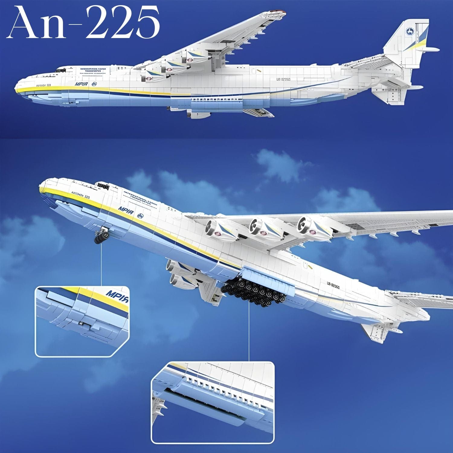 Antonov an-225 maquette Pièces d'Exceptions Avion | An-225
