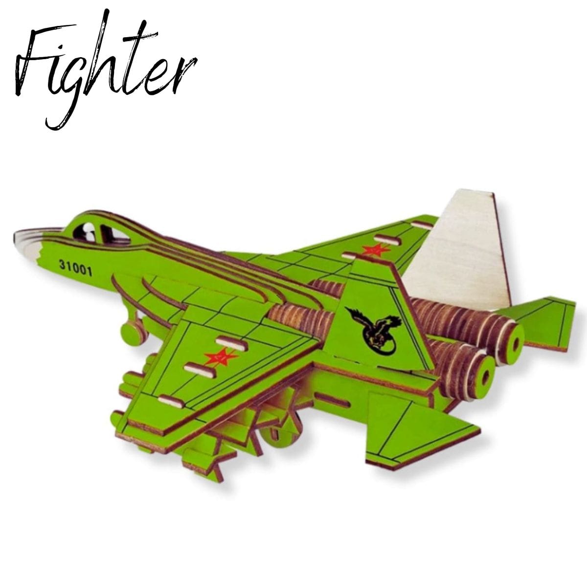 Avion de chasse en Puzzle 3D Puzzle 3d Avion | Fighter II