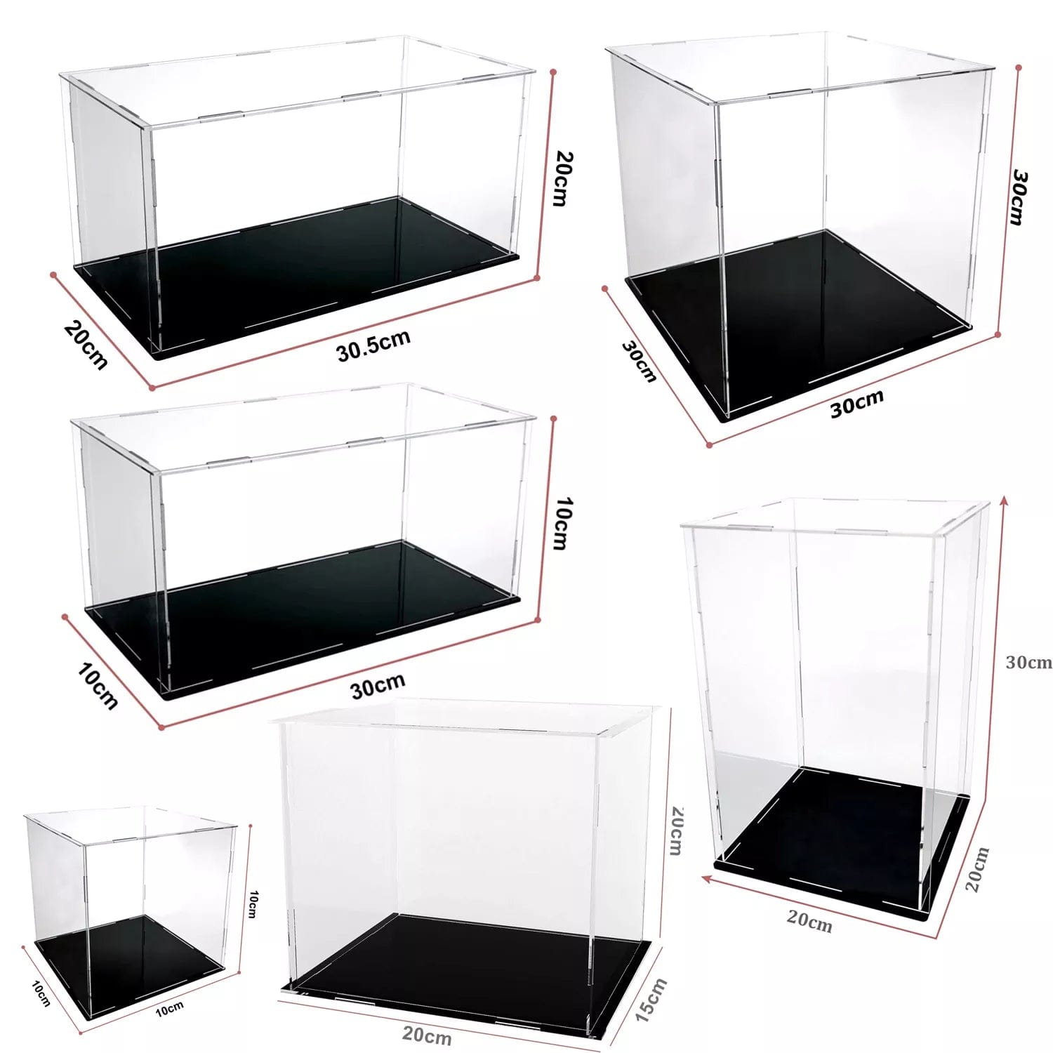 Boite acrylique | Vitrine d'exposition Pièces d'Exceptions Accessoires | Vitrine d'exposition