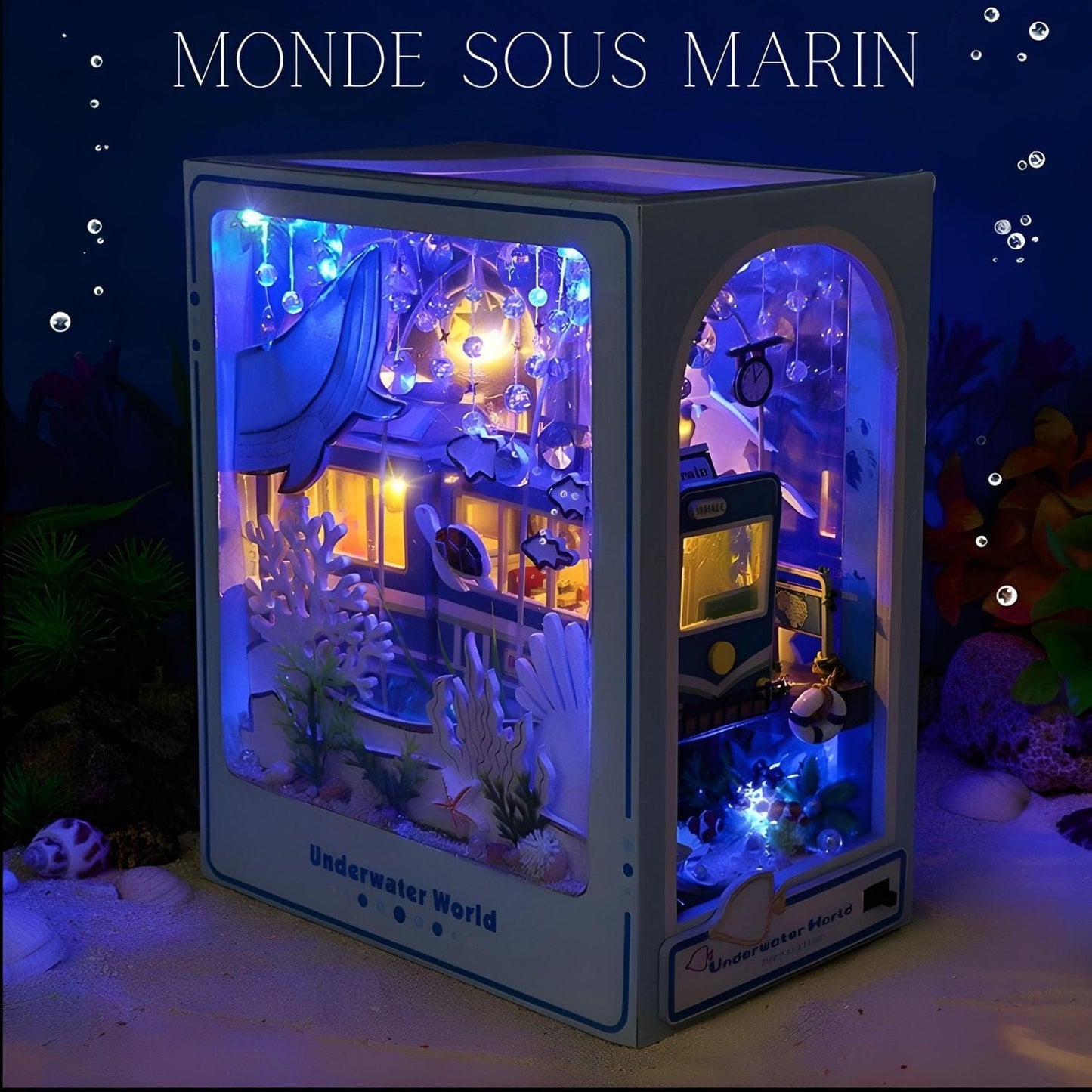 Book-Nook Pièces d'Exceptions Book nook | Monde sous marin