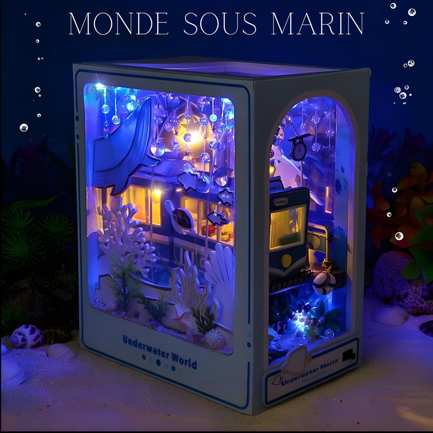 Book-Nook Pièces d'Exceptions Book nook | Monde sous marin