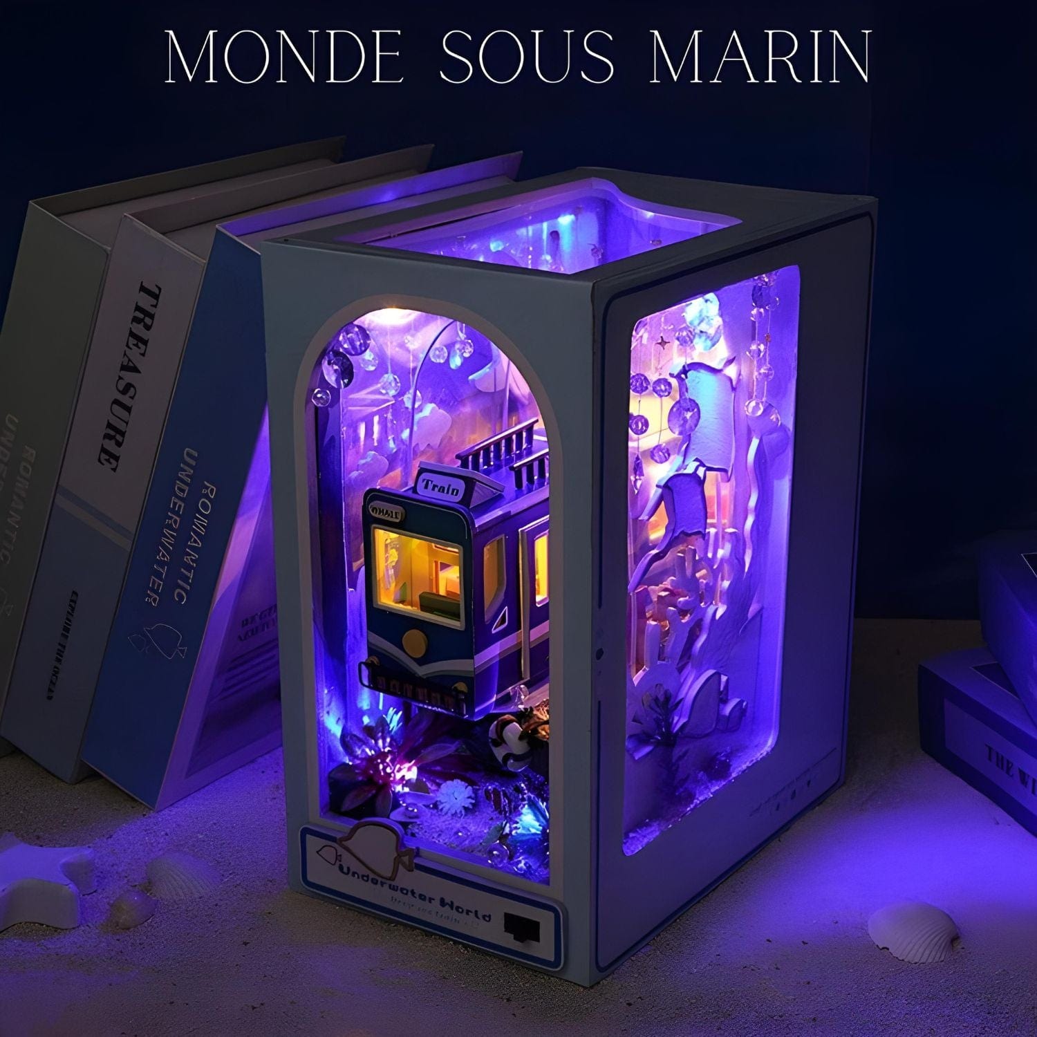 Book-Nook Pièces d'Exceptions Book nook | Monde sous marin