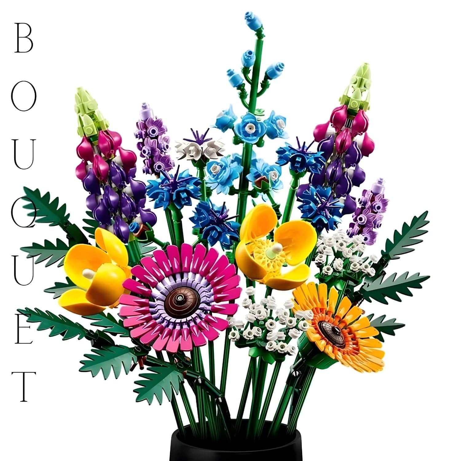 Bouquet de fleurs 3d Pièces d'Exceptions Nature | Bouquet coloré