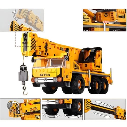 Camion chantier jouet Pièces d'Exceptions Véhicules Lourds | Grue mobile