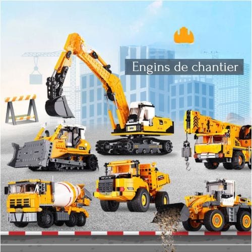 Camion chantier jouet Pièces d'Exceptions Véhicules Lourds | Grue mobile