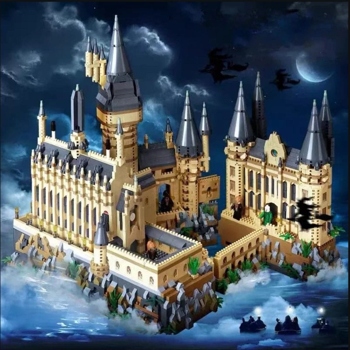 Château Poudlard Puzzle 3D Pièces d'Exceptions Monde Miniature | Poudlard