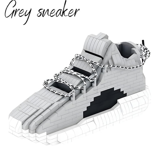 Chaussure puzzle | Grey Sneaker Pièces d'Exceptions Chaussure | Grey Sneaker