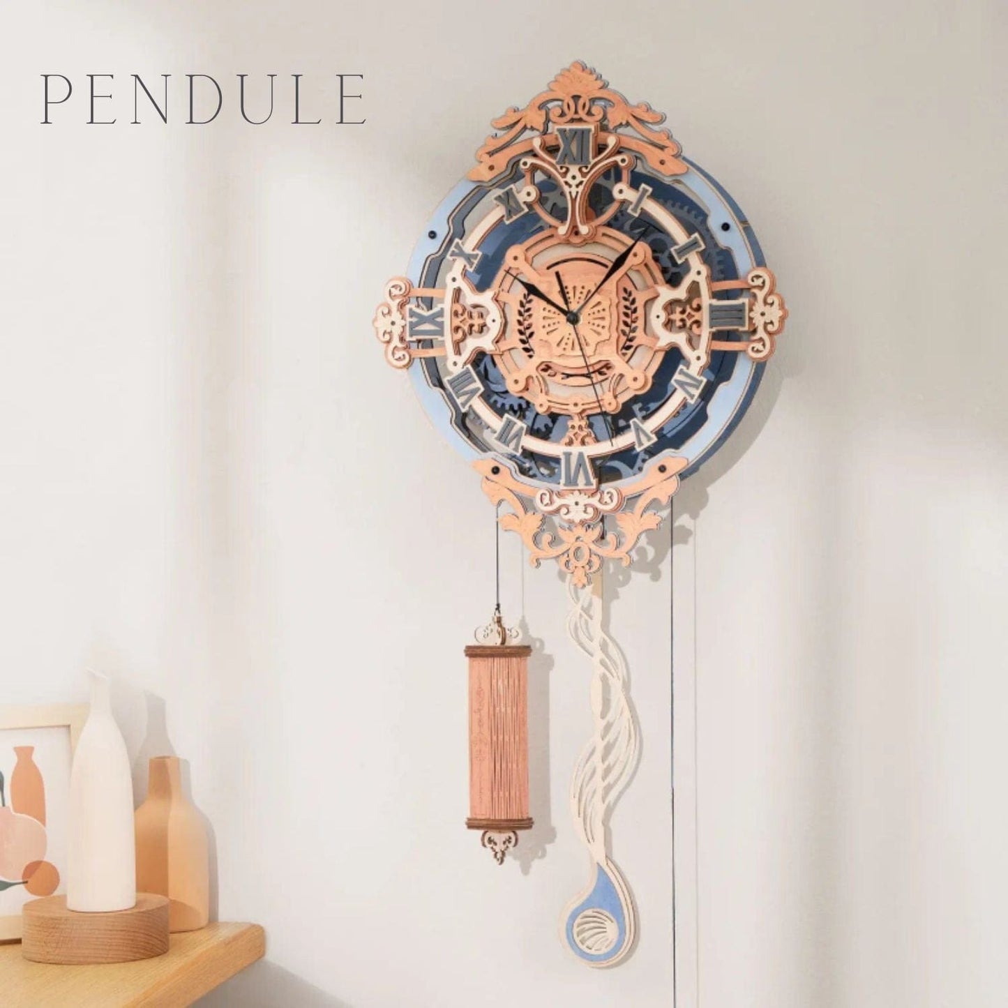 Horloge à construire en bois Pièces d'Exceptions Horloge | Pendule