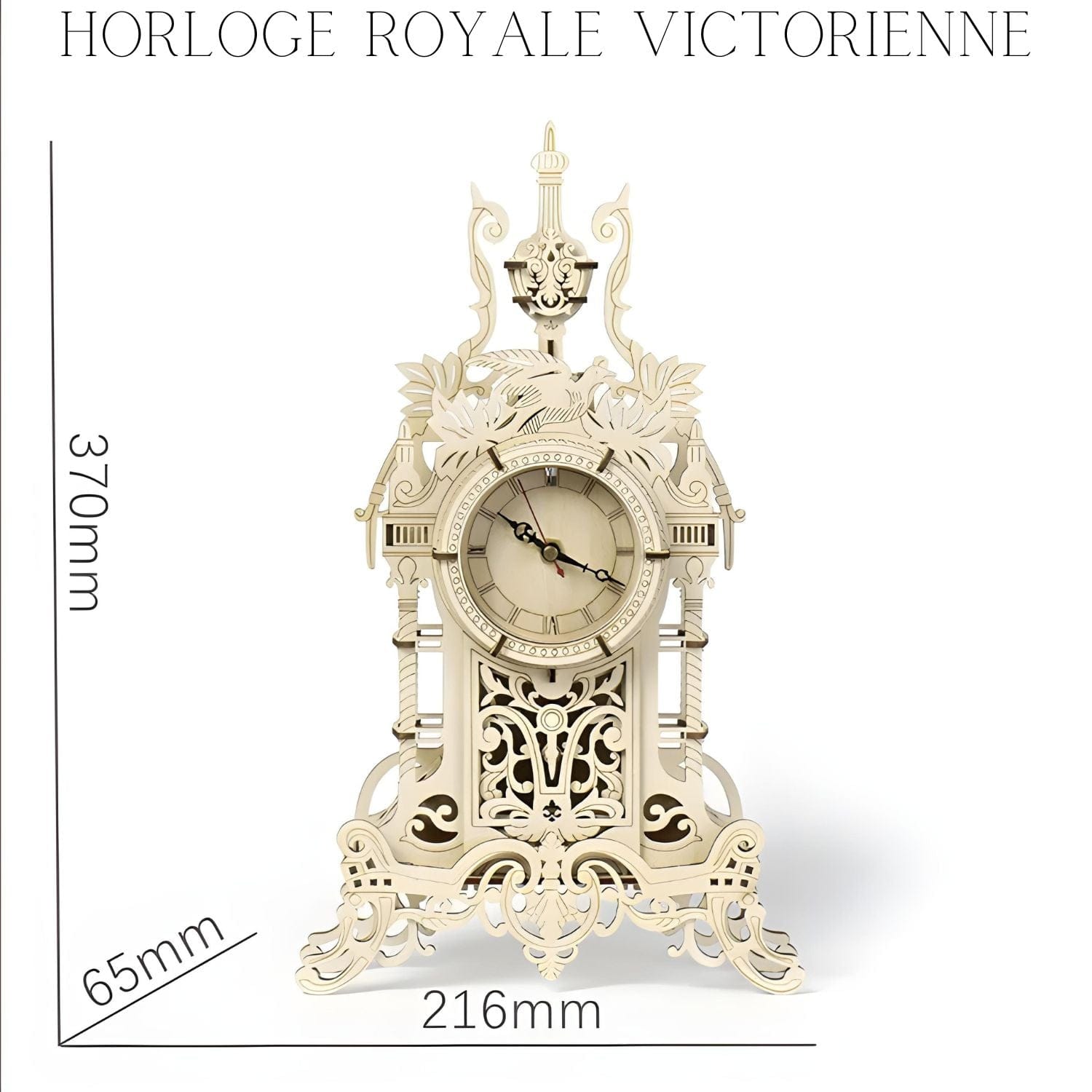 Horloge à construire en bois Pièces d'Exceptions Horloge | L'Horloge Royale Victorienne