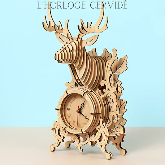 Horloge | L'horloge murale Cerf Pièces d'Exceptions Horloge | L'horloge Cervidé