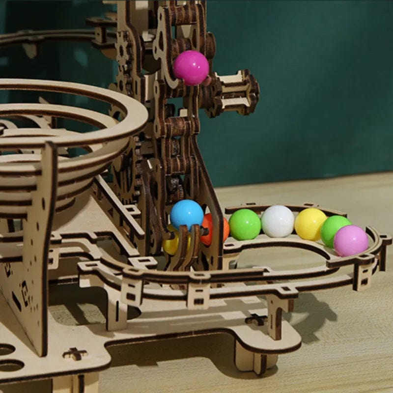 Jeu bille parcours Puzzle 3d Puzzle 3D Mécanique | Le Roller Coaster