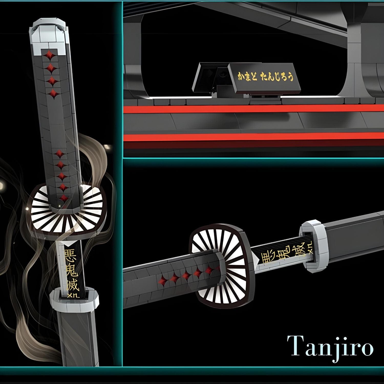 katana demon slayer tanjiro Pièces d'Exceptions Objet iconique | katana Tanjiro Kamado