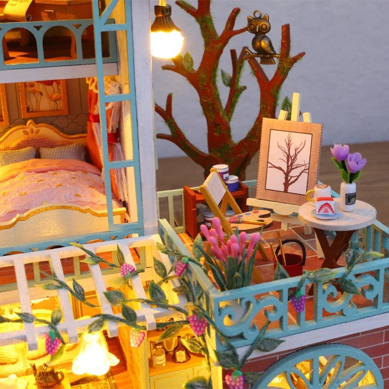 Kit maison miniature à construire Pièces d'Exceptions Maison miniature | La maison enchantée