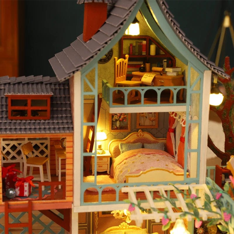 Kit maison miniature à construire Pièces d'Exceptions Maison miniature | La maison enchantée