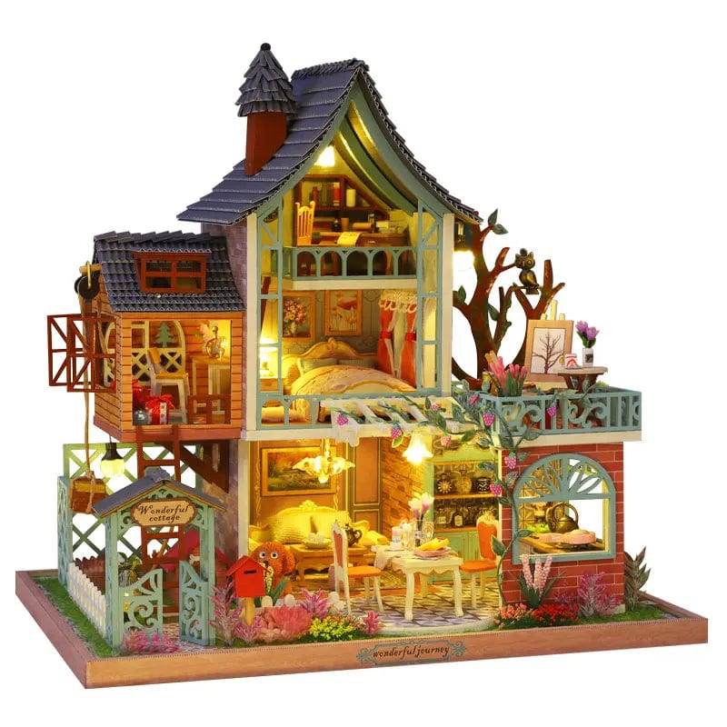 Kit maison miniature à construire Pièces d'Exceptions Maison miniature | La maison enchantée