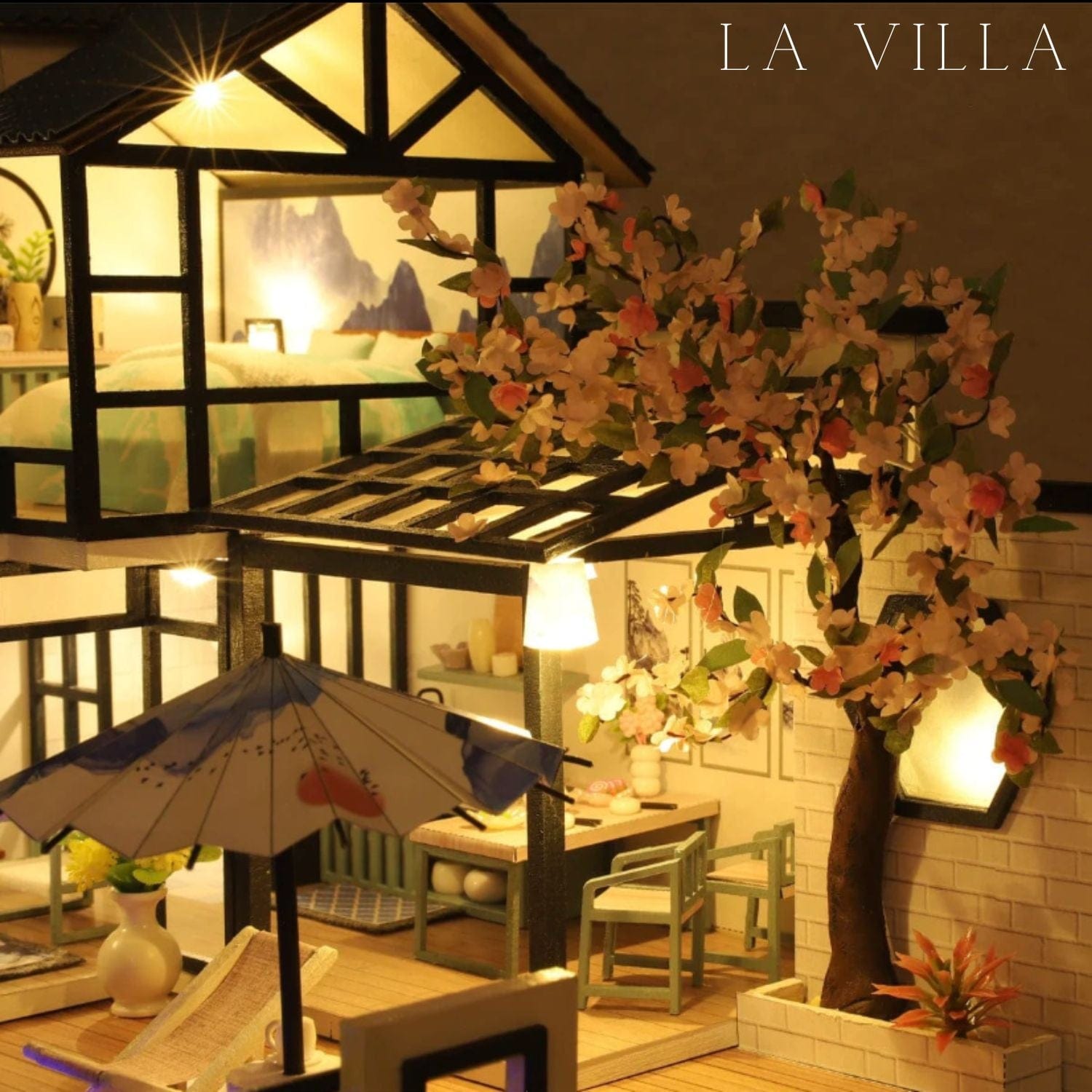 Maison miniature à faire soi-même Pièces d'Exceptions Maison miniature | La villa
