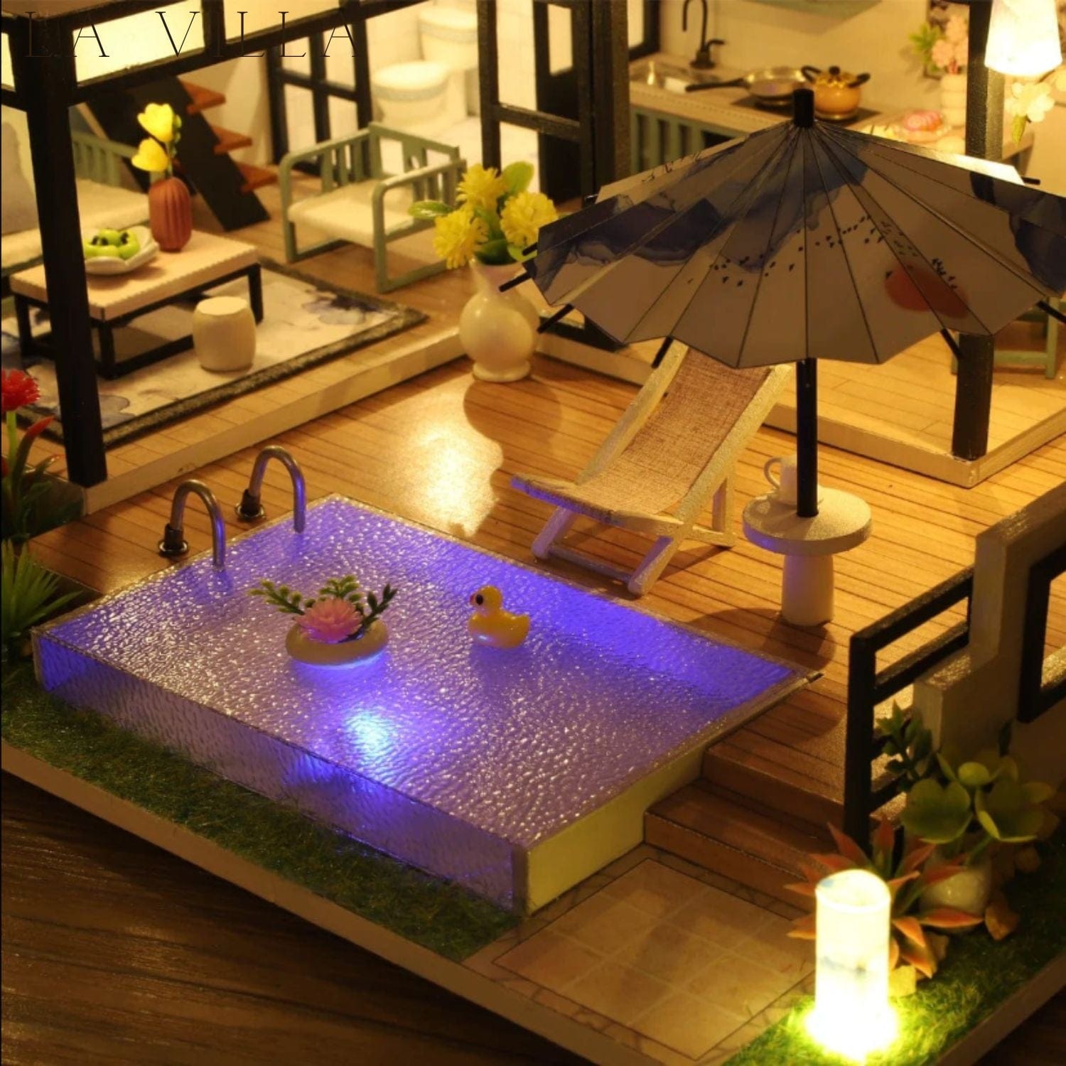 Maison miniature à faire soi-même Pièces d'Exceptions Maison miniature | La villa