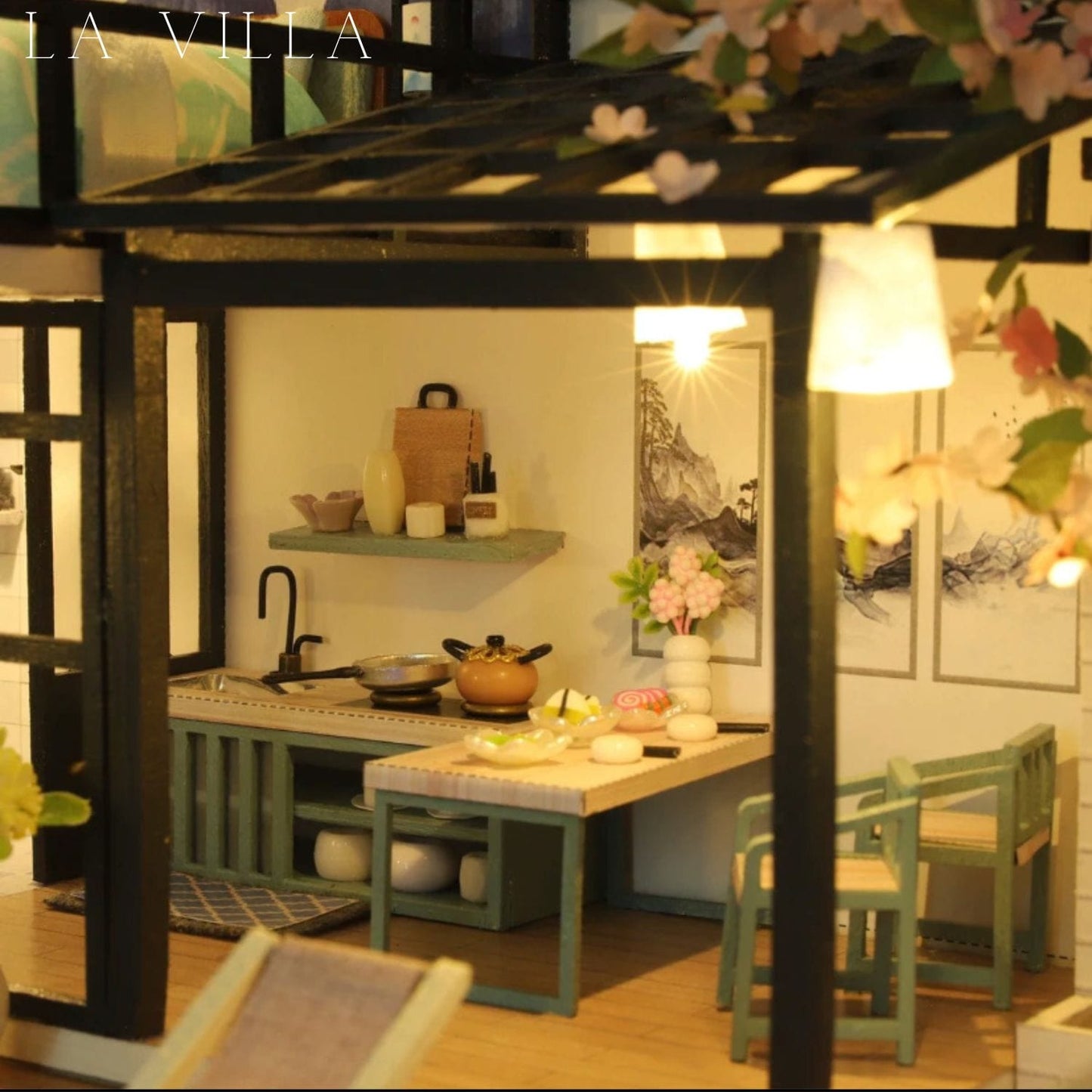 Maison miniature à faire soi-même Pièces d'Exceptions Maison miniature | La villa