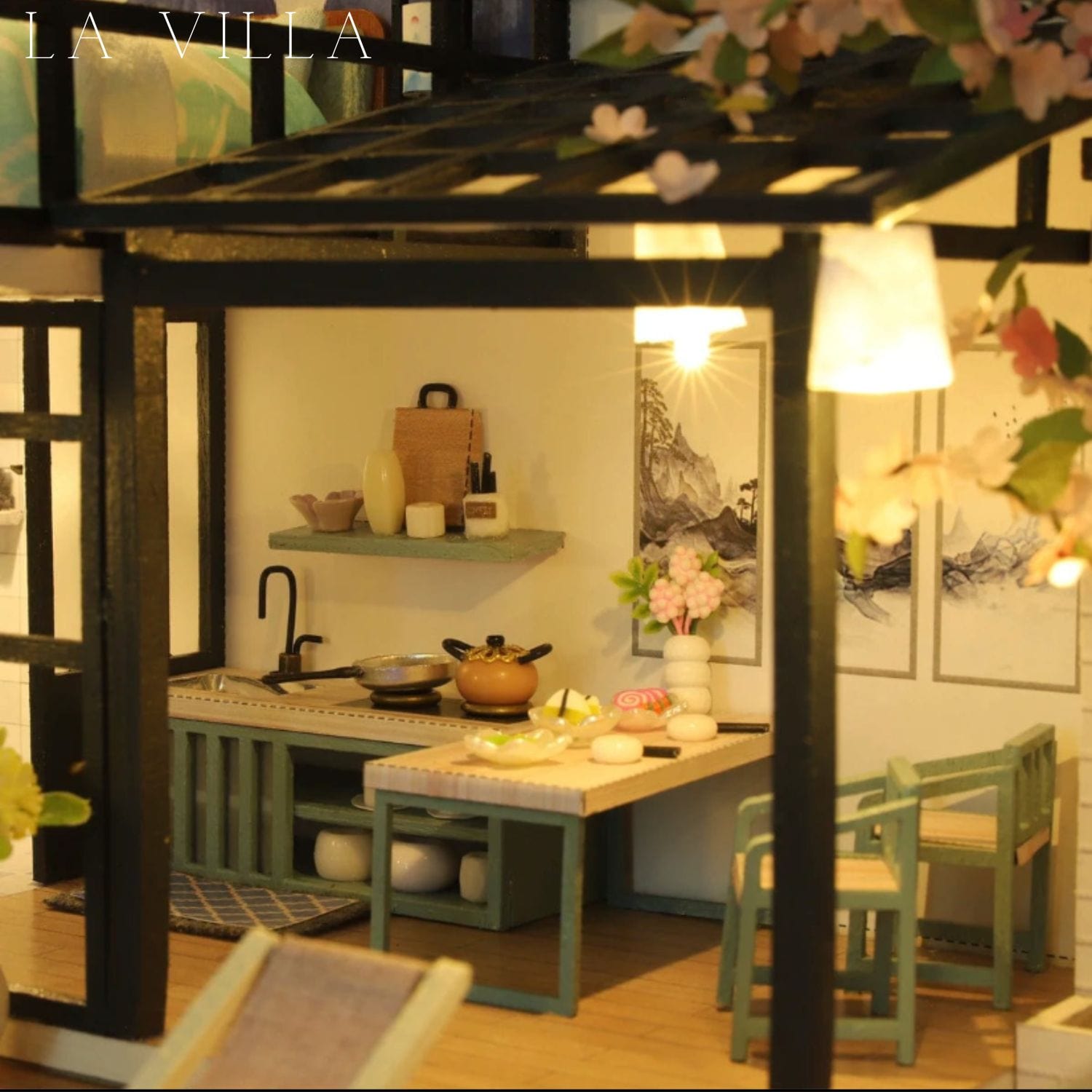 Maison miniature à faire soi-même Pièces d'Exceptions Maison miniature | La villa