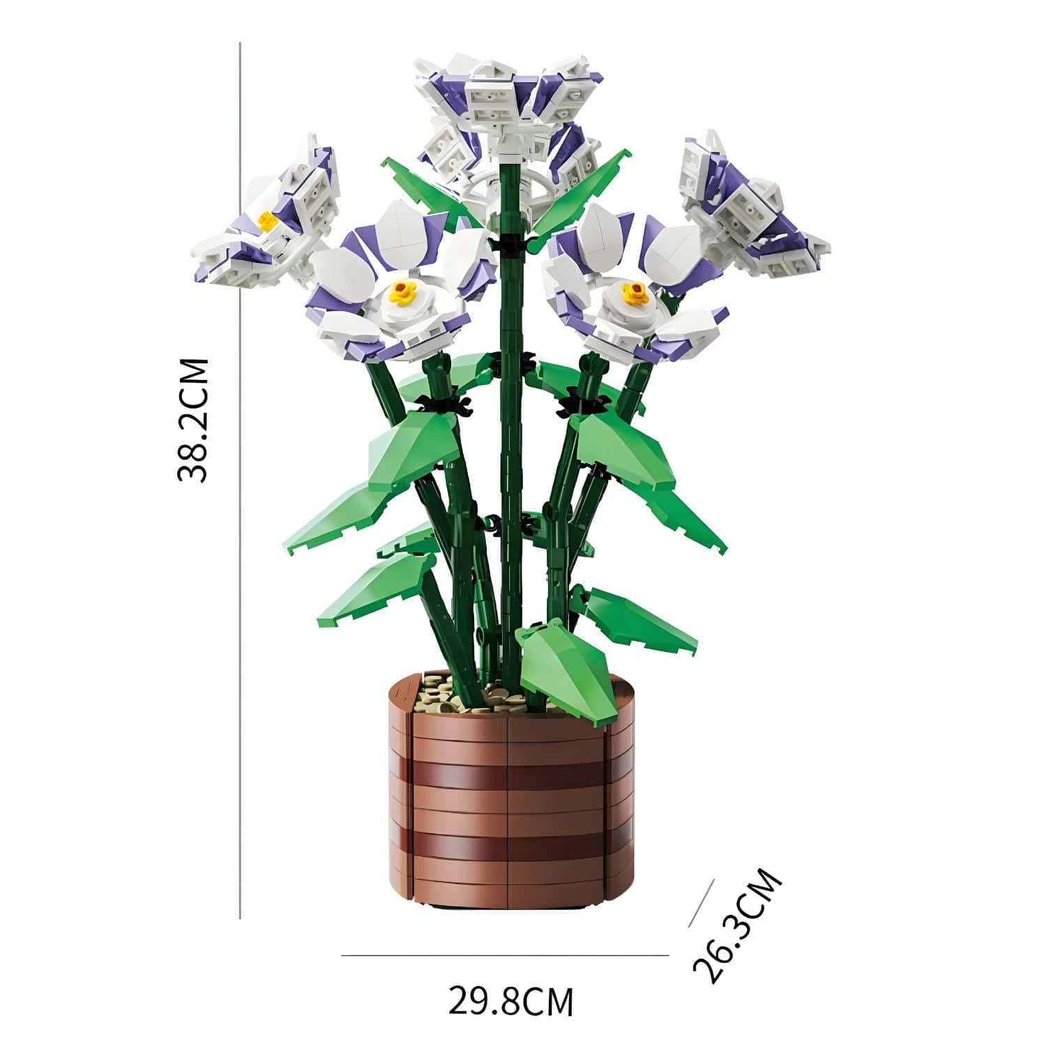 Maquette de fleur  Pièces d'Exceptions Nature | Pot de Violettes