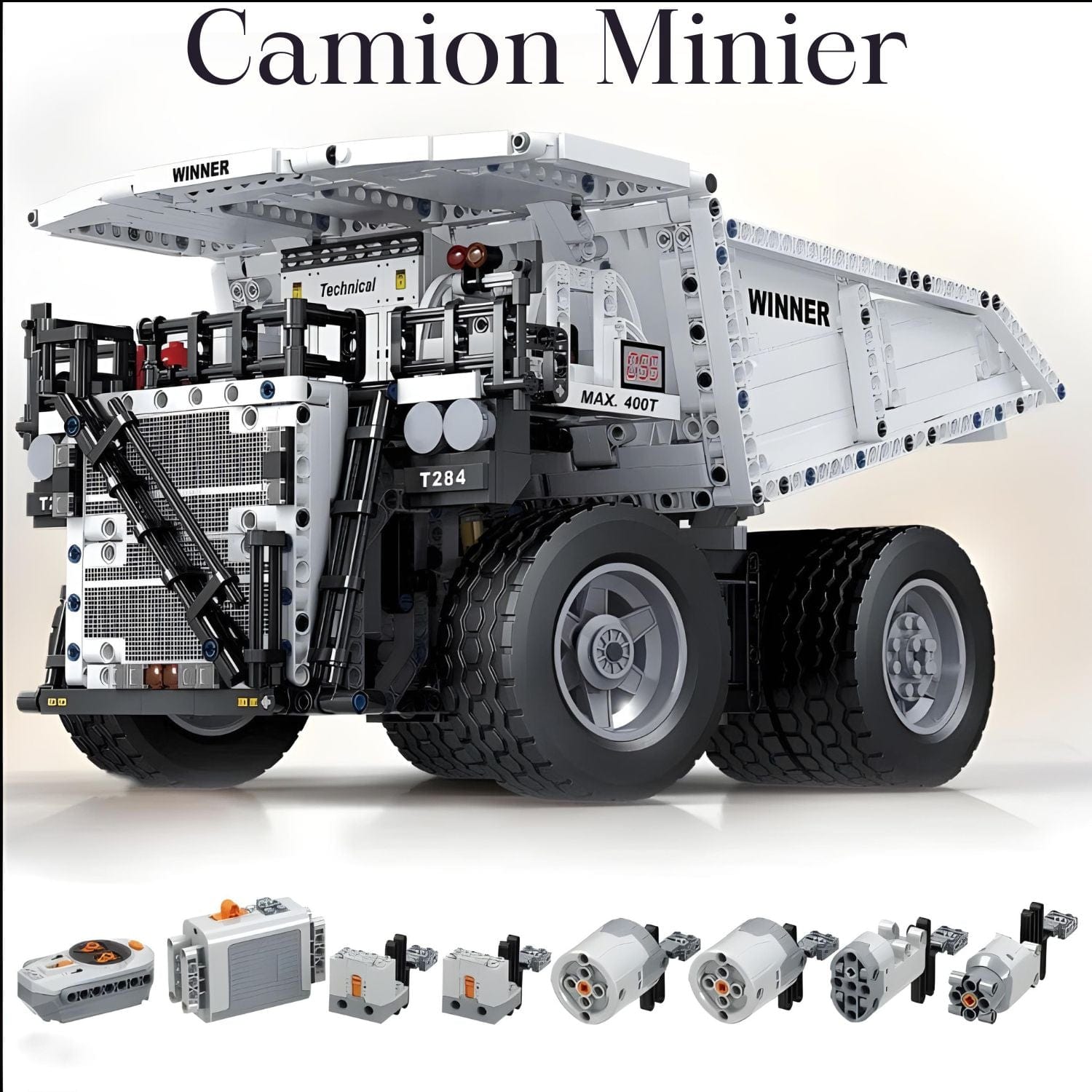 Maquette engin de chantier Pièces d'Exceptions Véhicules Lourds | Camion Minier Electrique