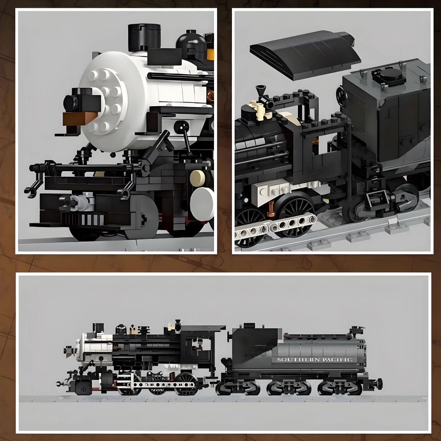 Maquette locomotive à vapeur Pièces d'Exceptions Véhicules Lourds | Locomotive à Vapeur
